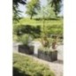 EDA Jardiniere - CAREL - Gris anthracite - 63 L - 78 x 39 x H.39 cm - Avec roulettes - Extérieur ou intérieur