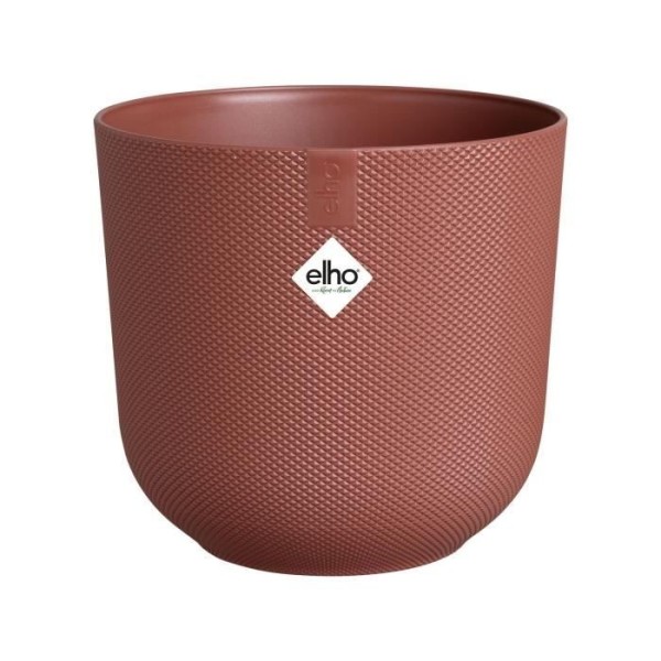 Pot de fleur - Elho - Jazz Rond - Rouge - L 35 x B 34.5 x H 32 cm - Intérieur - 100% recyclé