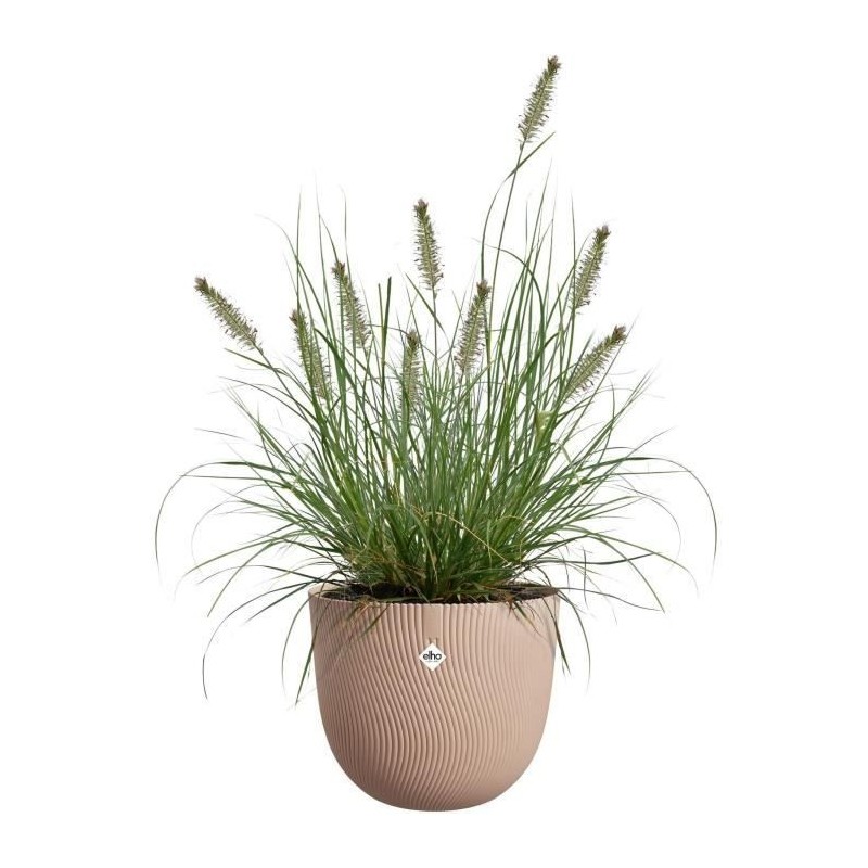 Pot de fleurs - ELHO - Sereh Rond 40 - Marron - Ø 39 x H 33 cm - 100% recyclé