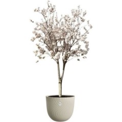Pot de fleurs - ELHO - Sereh Rond 47 - Beige - Ø 47 x H 40 cm - 100% recyclé
