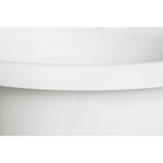 Pot de fleurs - ELHO - Amiga Rond 40 - Blanc - Ø 39 x H 29 cm - Extérieur - 100% recyclé