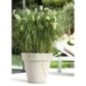 Pot de fleurs - ELHO - Pure Round 60 - Blanc - Ø 59 x H 54 cm - 100% recyclé