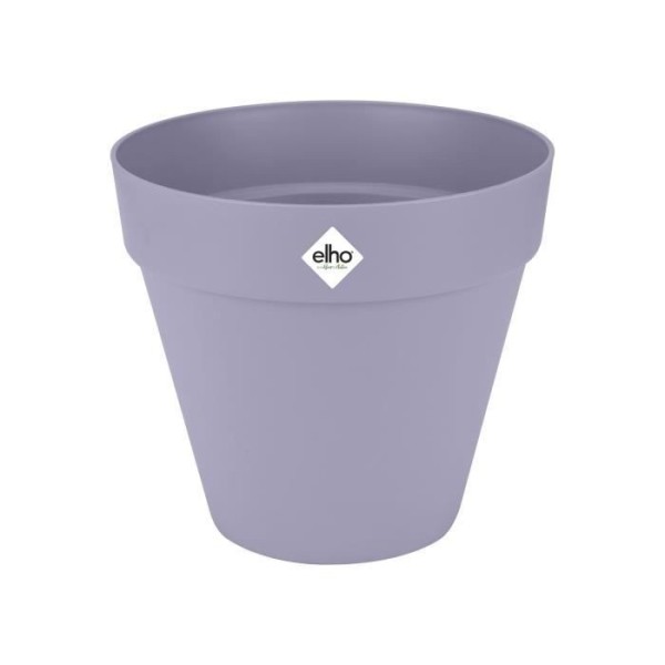 Pot de fleur - Elho - Loft Urban Rond - Violet - L 29 x B 28.5 x H 26 cm - Extérieur - 100% recyclé