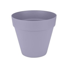Pot de fleur - Elho - Loft Urban Rond - Roues 40 - Violet - L 39 x B 38.5 x H 35 cm - Extérieur - 100% recyclé