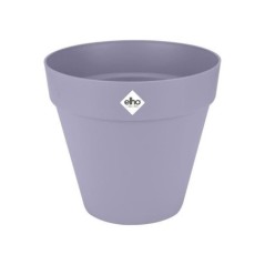 Pot de fleur - Elho - Loft Urban Rond - Roues 40 - Violet - L 39 x B 38.5 x H 35 cm - Extérieur - 100% recyclé