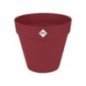 Pot de fleur - Elho - Loft Urban Rond - Roues 50 - Rouge - L 49 x B 48.5 x H 45 cm - Extérieur - 100% recyclé