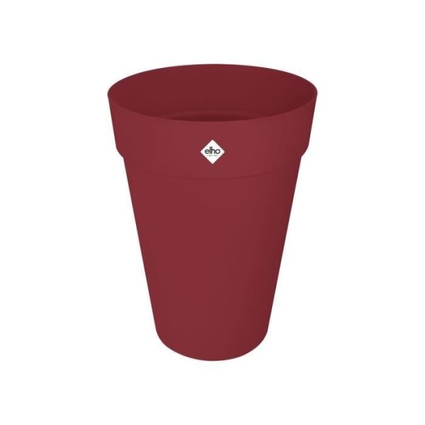 Pot de fleur - Elho - Loft Urban Rond - Haut 42 - Rouge - Ø 42 x H 56 cm - Extérieur - 100% recyclé