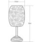Lanterne solaire - GALIX - G2003 - Métal cuivré - LED blanche 10 lumens - H35 cm