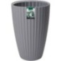 Pot de fleurs - Garden ID - Fancy - 40 x 58 cm - Pour jardin, balcons ou intérieurs - Gris clair
