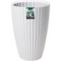 Pot de fleurs - GARDEN ID - Fancy - 40 x 58 cm - Pour jardin, balcons ou intérieurs - Blanc