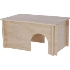 Abri pour rongeurs -  Beige - Toit amovible - Montage simple - Pour hamster - KERBL