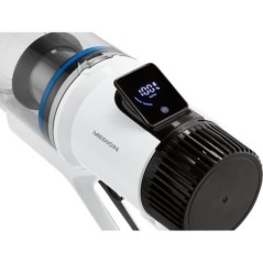Aspirateur balai sans fil - MEDION MD11860 - 55 min - 400 W - 2,500 mAh - Blanc / Gris