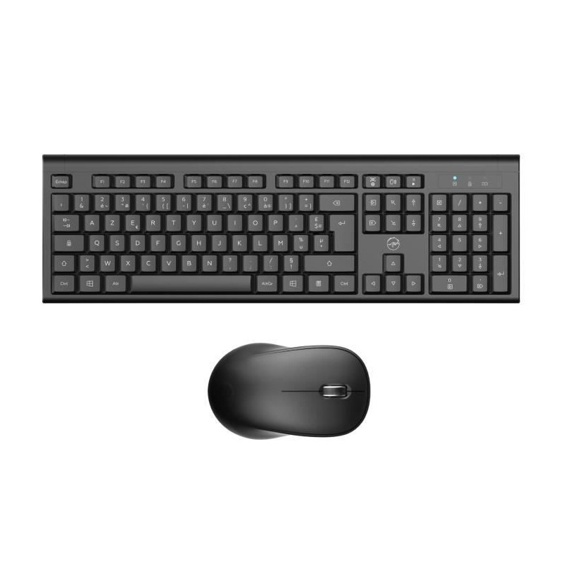 Ensemble clavier souris - MOBILITY LAB - Alpha - Ergonomique - Sans fil - Pavé numérique intégré