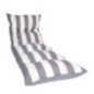 JARDIN PRIVE Bain de soleil flocons CANCALE 188x56x12 cm gris
