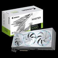 Carte graphique - GIGABYTE - AORUS GeForce RTX 5090 MASTER ICE - 32 Go GDDR7 - 512 bits - NVIDIA DLSS 4