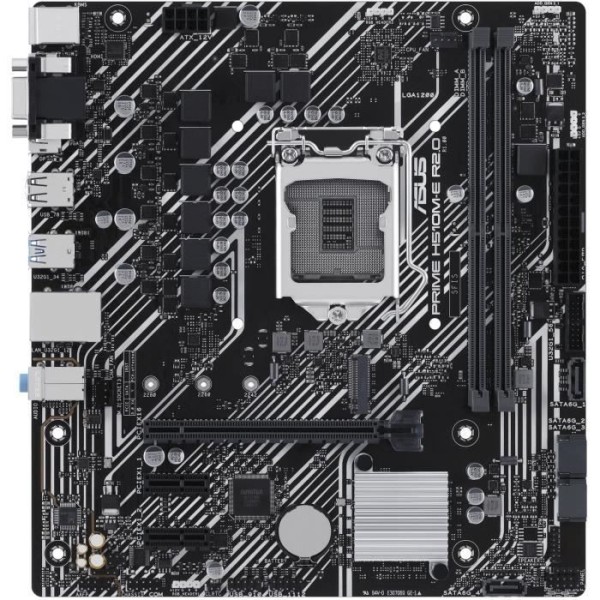 Carte mere - ASUS - PRIME H510M-E R2.0 - LGA 1200 - DDR4 - micro ATX