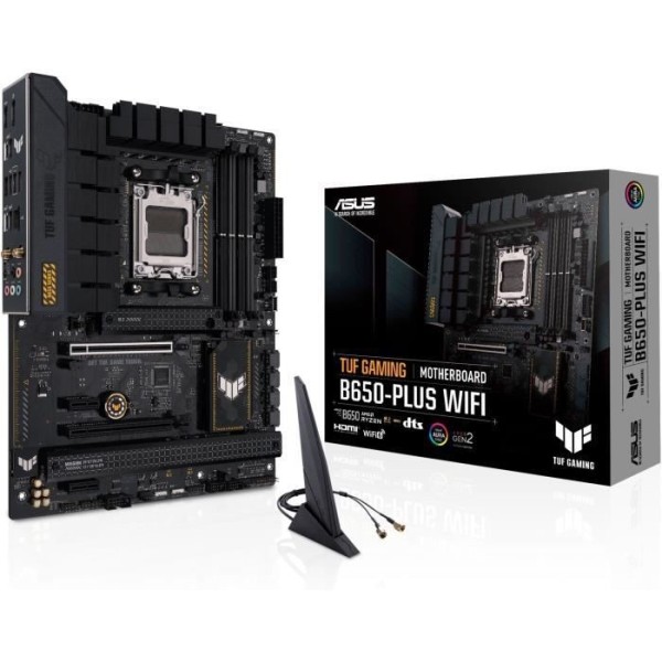 Carte mere - ASUS - TUF GAMING B650-PLUS WIFI - AM5 - DDR5 - 128 Go