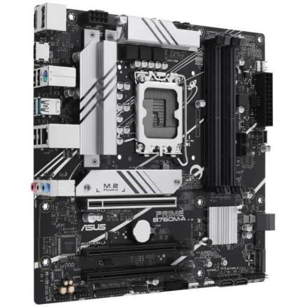 Carte mere - ASUS - PRIME B760M-A-CSM - LGA 1700 - DDR5 - Micro ATX