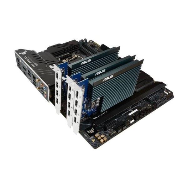Carte graphique - ASUS - GT730-4H-SL-2GD5 - NVIDIA GeForce GT 730 - 2 Go GDDR5 - Refroidissement passif