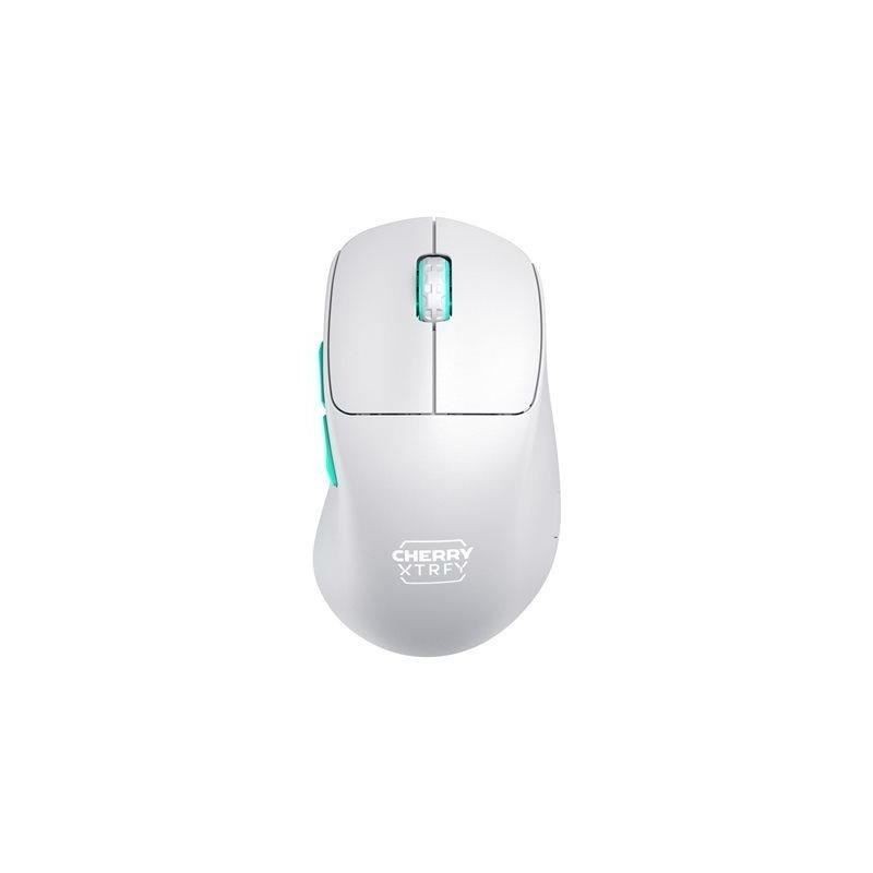 Souris de gaming ultra-légere 2,4 GHz - CHERRY XTRFY M64 WIRELESS - Blanc