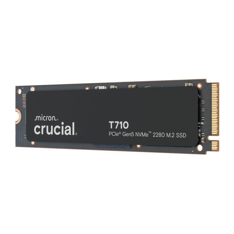 CRUCIAL - SSD interne - T710 - 2 To - PCIe Gen5 NVMe M.2