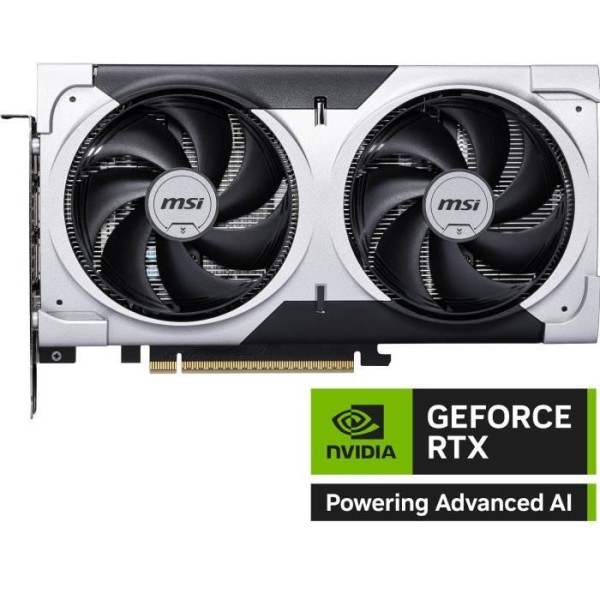 Carte graphique - MSI - GeForce RTX 5060 TI 8G VENTUS 2X OC PLUS NVIDIA 8 Go GDDR7