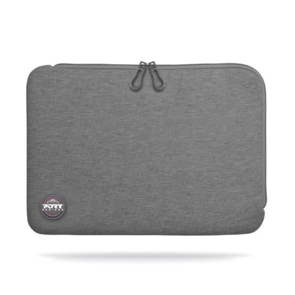 Housse d'ordinateur portable - PORT DESIGNS - Torino II - 15.6 pouces - Gris - Néoprene extensible