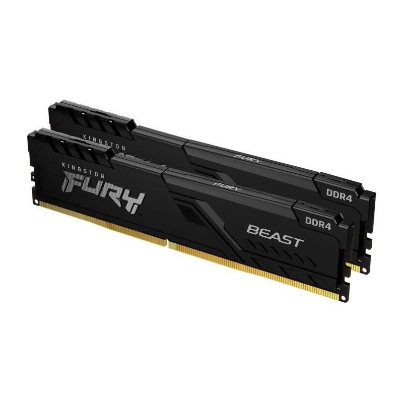 Mémoire DDR4 - KINGSTON - FURY Beast - 32 Go (2 x 16 Go) - 3200 Mhz - CL16