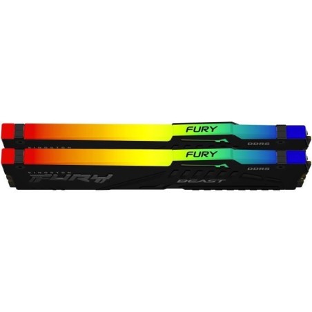 Mémoire DDR5 - KINGSTON - FURY Beast RGB EXPO - 32 Go (2 x 16 Go) - 6000 Mhz - CL30