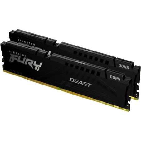 Kit mémoire - Kingston - Kingston FURY Beast - DDR5 - 64 Go: 2 x 32 Go - 5600 MHz / PC5-44800