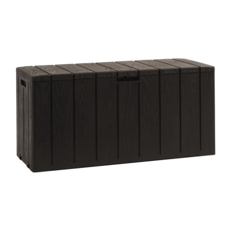Coffre de jardin BRAVO - Résine - Toomax - Marron - Capacité 270L - 117,5 x 45 x 56 cm