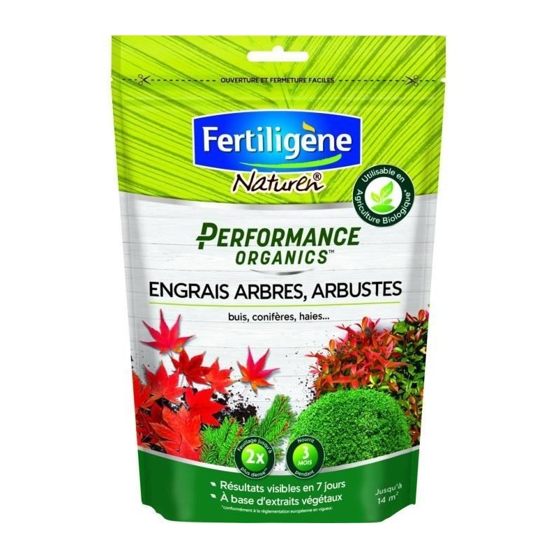 Engrais Arbres et Arbustes - FERTILIGENE - PoeARB7 - 700 g - Nourrit les plantes