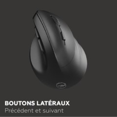 Ensemble clavier souris sans fil - Ergonomique - MOBILITY LAB - C30W - Noir