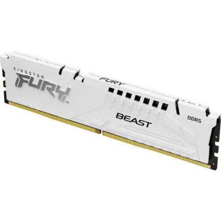 Mémoire DDR5 - KINGSTON - FURY Beast White EXPO - 32 Go (2 x 16 Go) - 6000 Mhz - CL30
