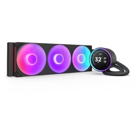 Watercooling - NZXT - RL-KR36E-B2 - Kraken Elite 360 RGB - Écran LCD IPS 2.72 - Ventilateurs RGB - Noir