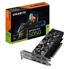 Carte graphique - GIGABYTE - RTX 5050 OC-8GL - 8 Go GDDR6 - Low Profile - Refroidissement silencieux
