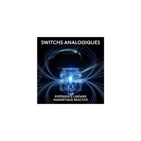 Clavier gaming - LOGITECH - G PRO X TKL RAPID - Filaire - Switchs analogiques magnétiques - RVB