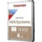 Disque dur interne - TOSHIBA - N300 - 4 To - 7200 tours/min - SATA
