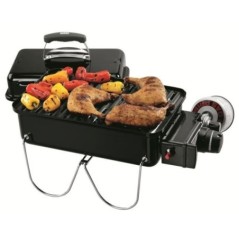 Barbecue a gaz - WEBER - Go-Anywhere - Cuve et couvercle en acier émaillé - Brûleur inox