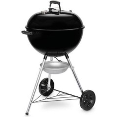 Barbecue a charbon - WEBER - Original Kettle E-5710 - Grille en acier chromé - Thermometre intégré