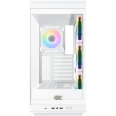 Boîtier PC - XIGMATEK - META Arctic - Moyen tour - E-ATX - Verre trempé - ARGB - Blanc