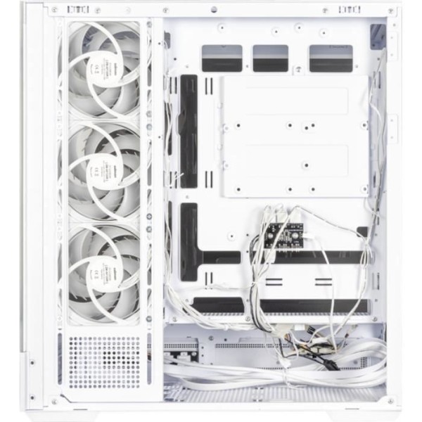 Boitier sans alimentation - ZALMAN P40 DS - Moyen tour - Format ATX - Blanc
