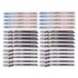 Kit de lames de scie sauteuse - BOSCH - 2607010903 - 30 lames - Bois tendre et métal - Coups courbes et droits