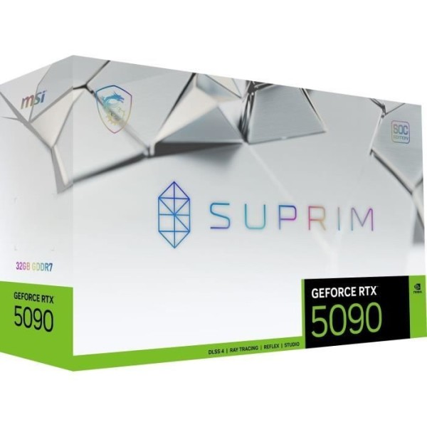 Carte graphique - MSI - SUPRIM GEFORCE RTX 5090 - 32 Go GDDR7 - 7680 x 4320 - PCI Express 5.0