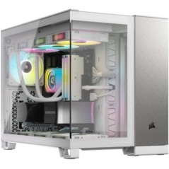 Boîtier PC - CORSAIR - CC-9011289-WW - 2500X - mATX PC Case - Black/Obsidian Aluminum