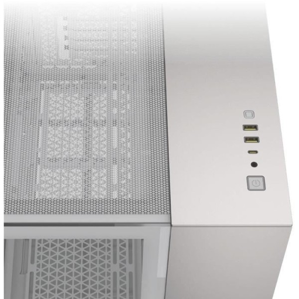 Boîtier PC - CORSAIR - CC-9011289-WW - 2500X - mATX PC Case - Black/Obsidian Aluminum
