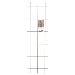 Treillis métallique rectangulaire en acier galvanisé NATURE - 42,5xH145cm - Gris