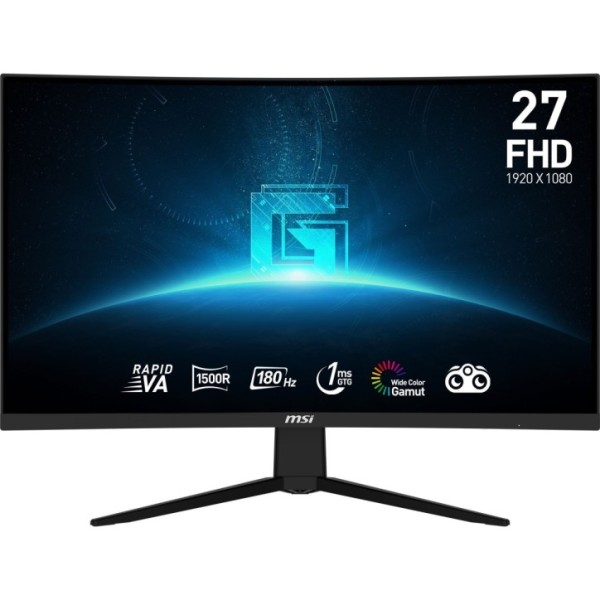 Ecran PC Gamer incurvé - MSI - 27'' - FHD - 180Hz - Dalle VA - 1ms - G27C3F