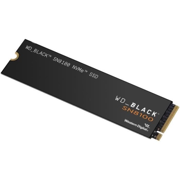 WESTERN DIGITAL - WDS100T1X0M - SSD Interne - Black - SN8100 - NVMe - 1 To