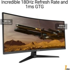 Ecran PC Gamer incurvé - ASUS TUF Gaming - 34 - WQHD - 180Hz - 1ms - VG34VQ3B